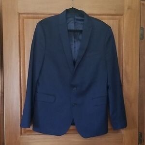 jf j.ferrar Navy Blue Blazer